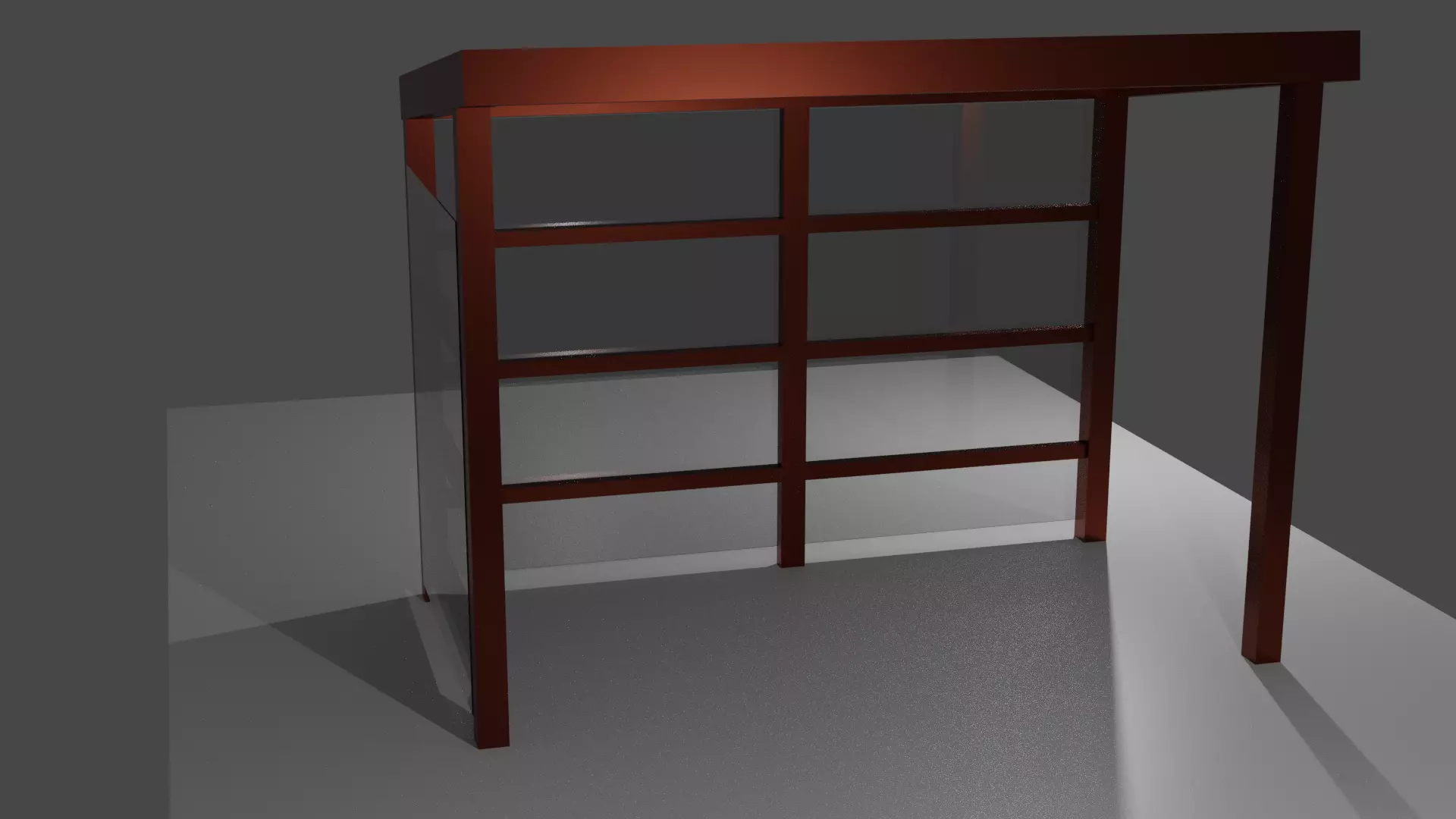 bus stop Free 3D model_0