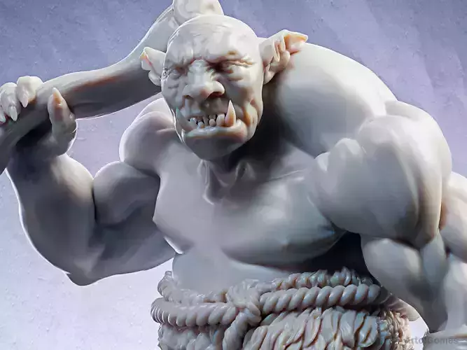 Troll Miniature 32mm and 75mm 3D print model