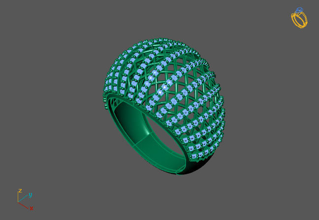 Women Plain Ring 3dm Models Womens Ring 3dmodels 3D 3D print model_2