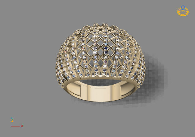 Women Plain Ring 3dm Models Womens Ring 3dmodels 3D 3D print model_3