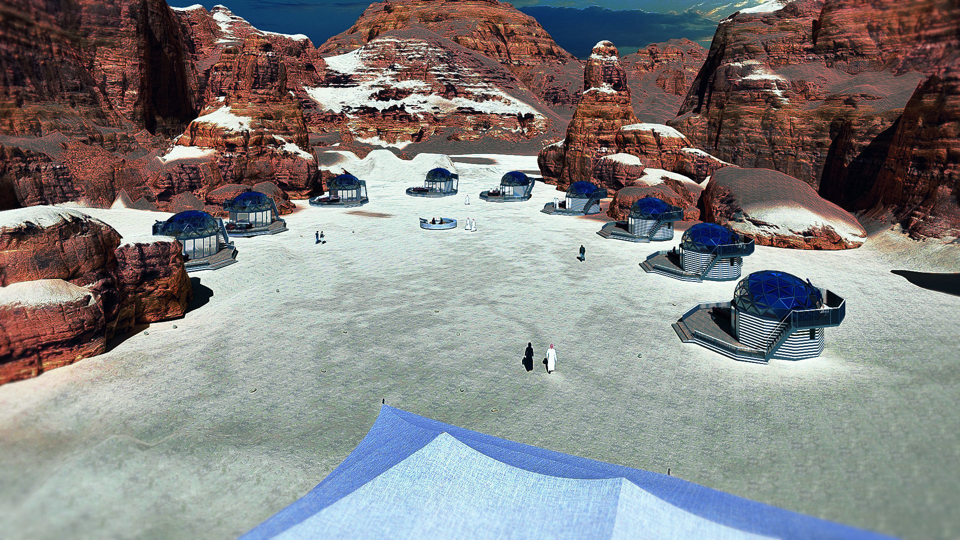 glamping pod geodesic dome PETRA  3D model_28