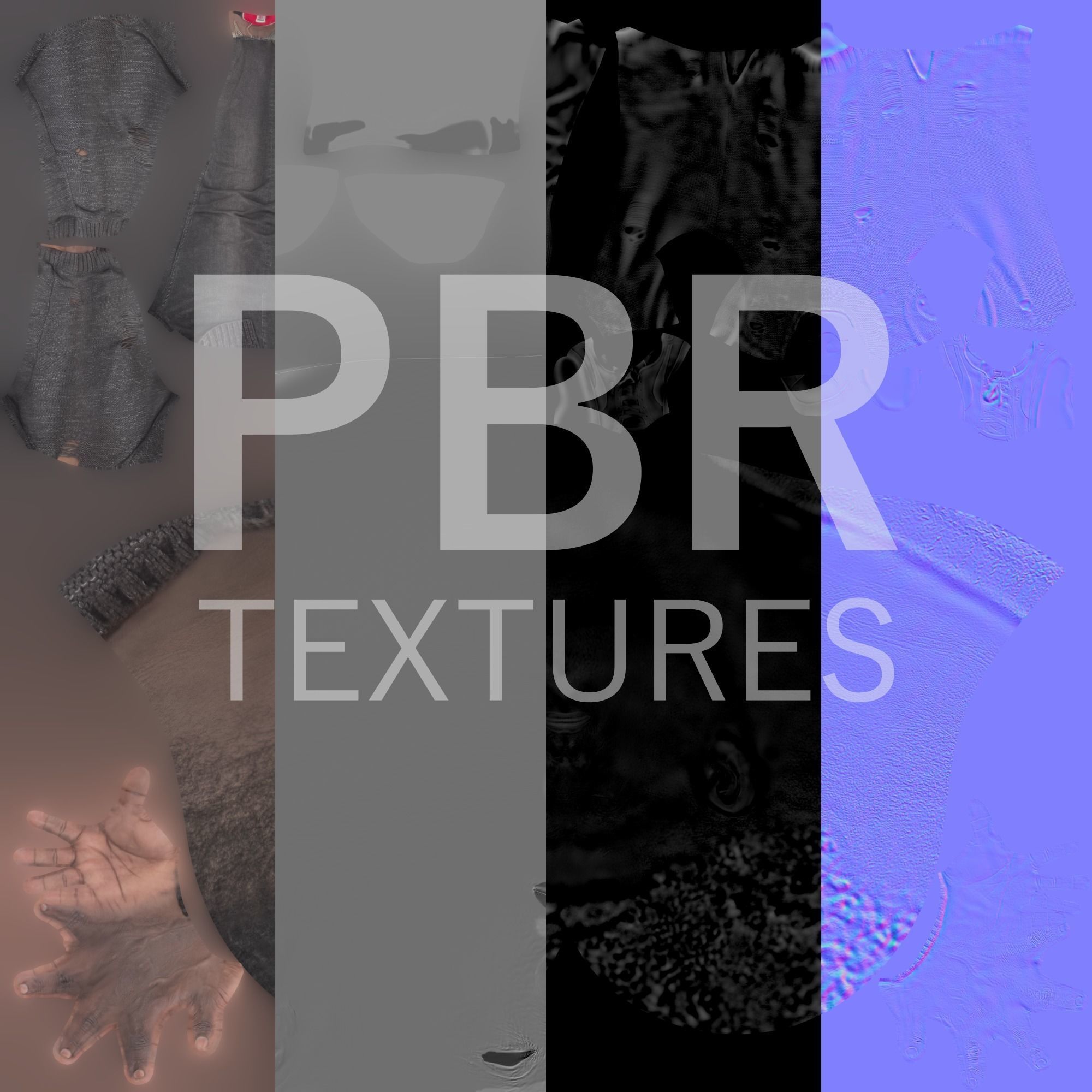 African-american man in casual ready for animation 300 Low-poly 3D model_8