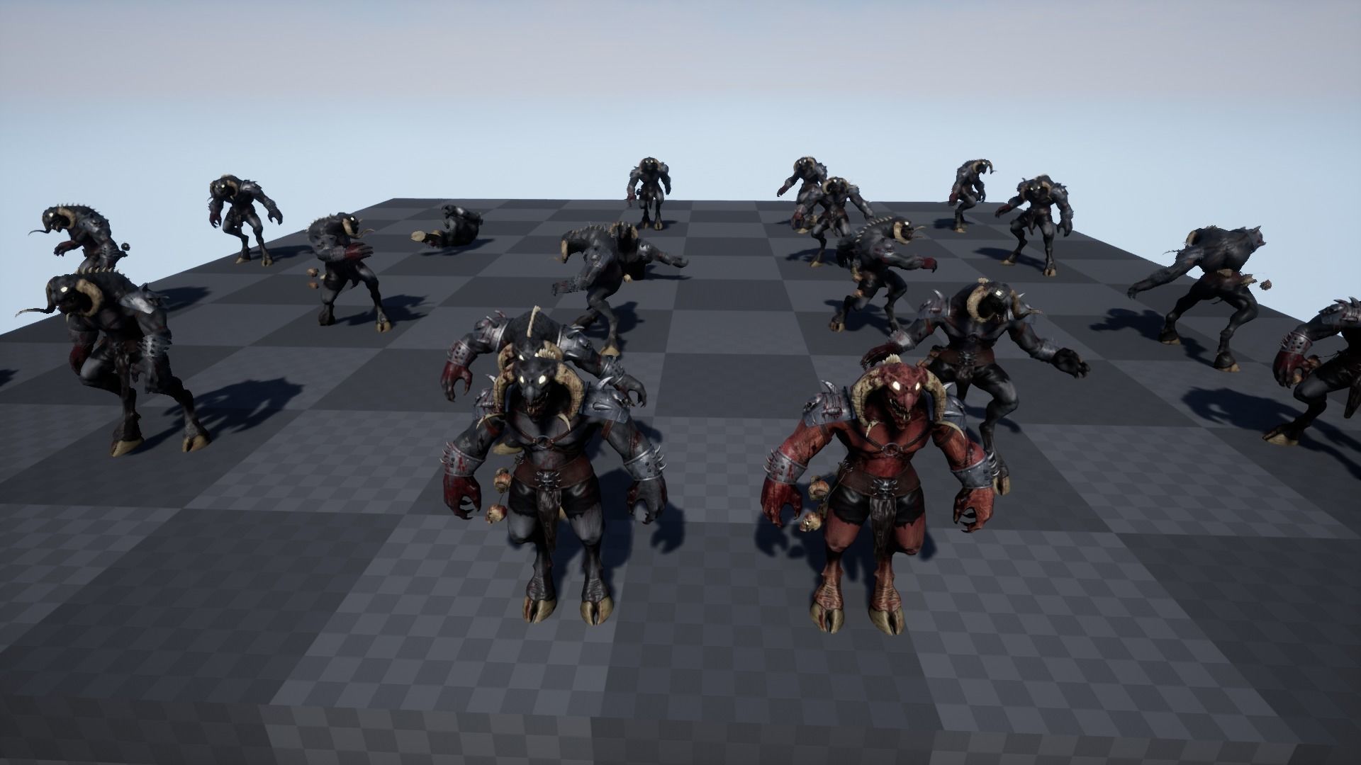 Demon Hunter Low-poly 3D model_27