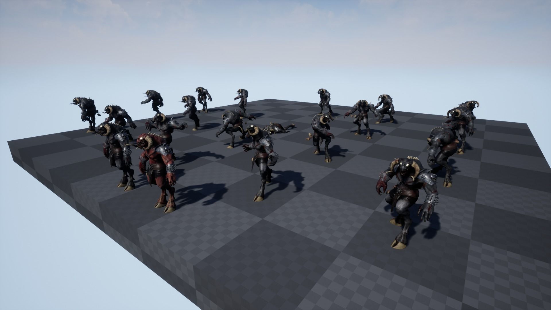 Demon Hunter Low-poly 3D model_26