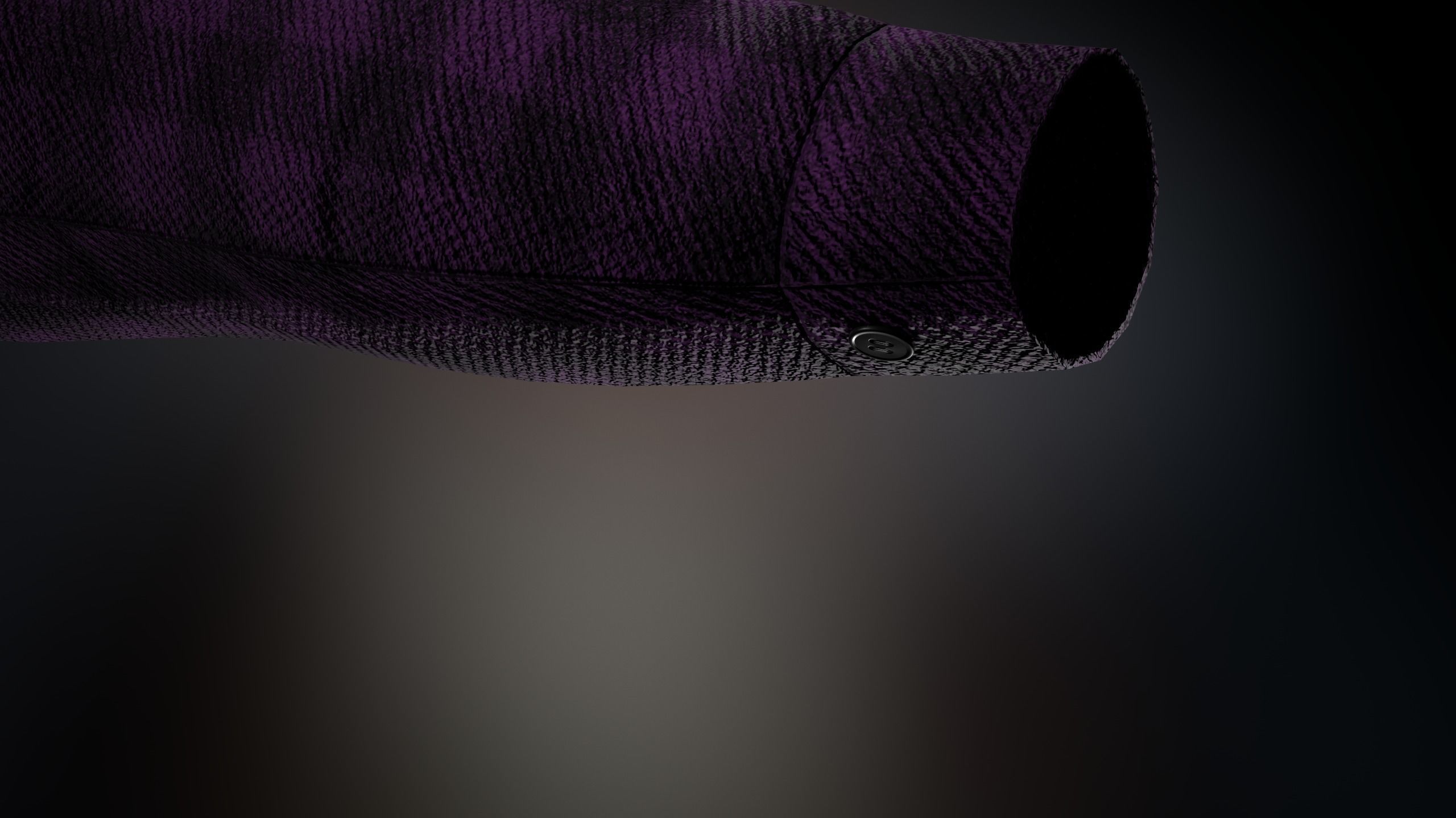 Purple Flannel Shirt Low-poly 3D model_3