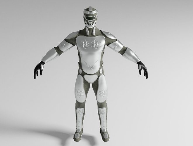 CYBORG humanoid robot 3D model