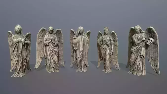Angels angel 3D Model Collection