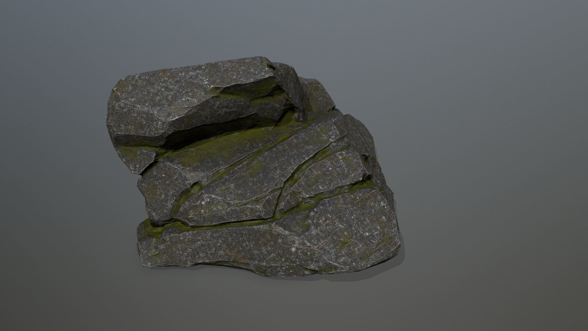 rocks rock Low-poly 3D model_18