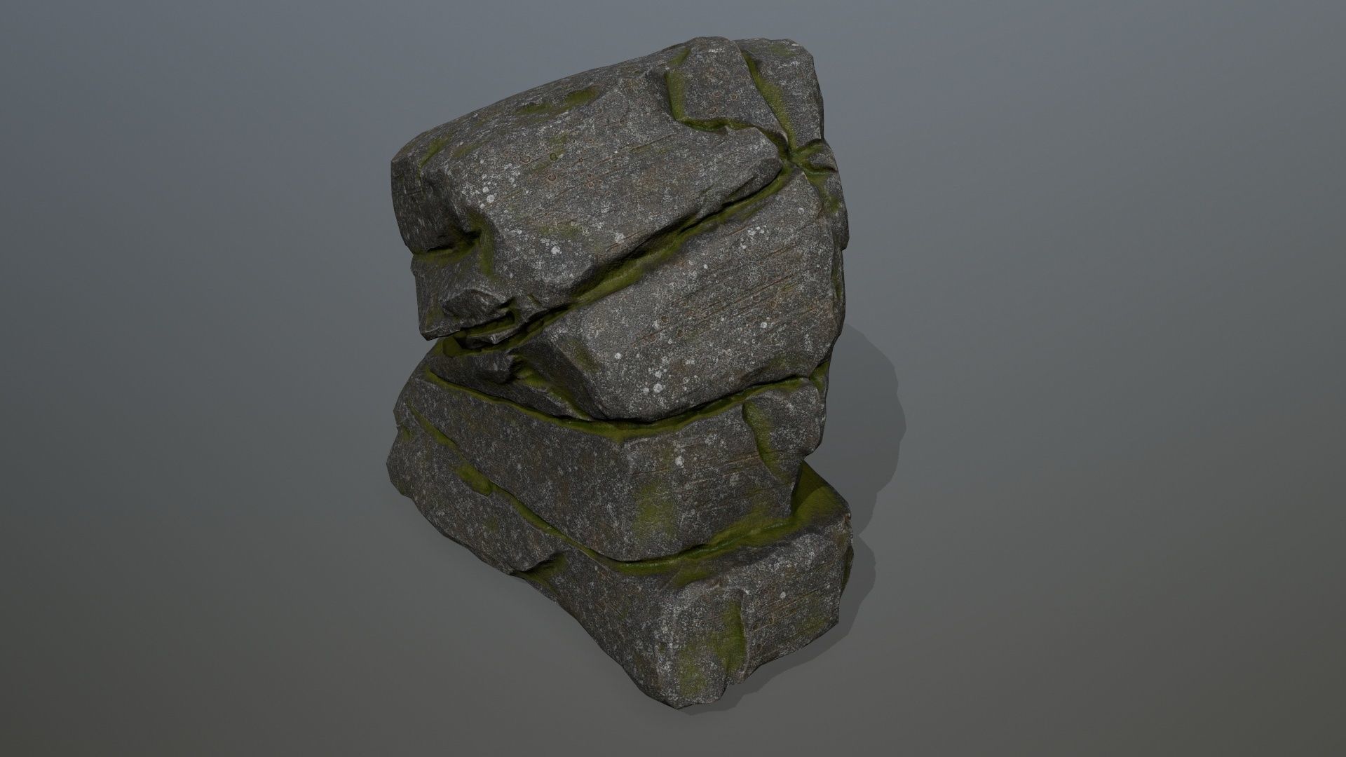 rocks rock Low-poly 3D model_13