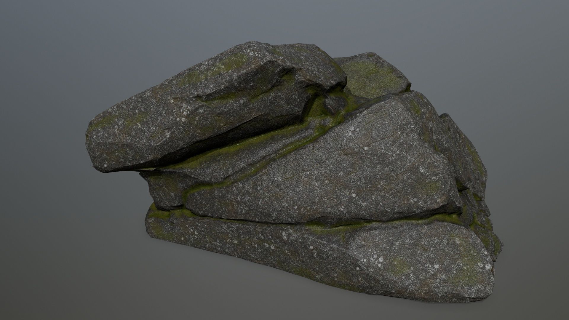 rocks rock Low-poly 3D model_22