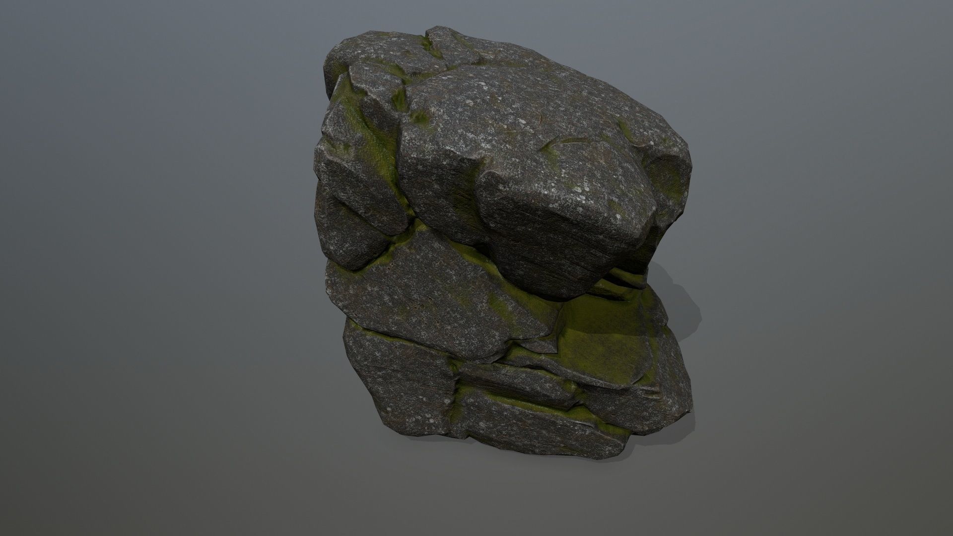 rocks rock Low-poly 3D model_15
