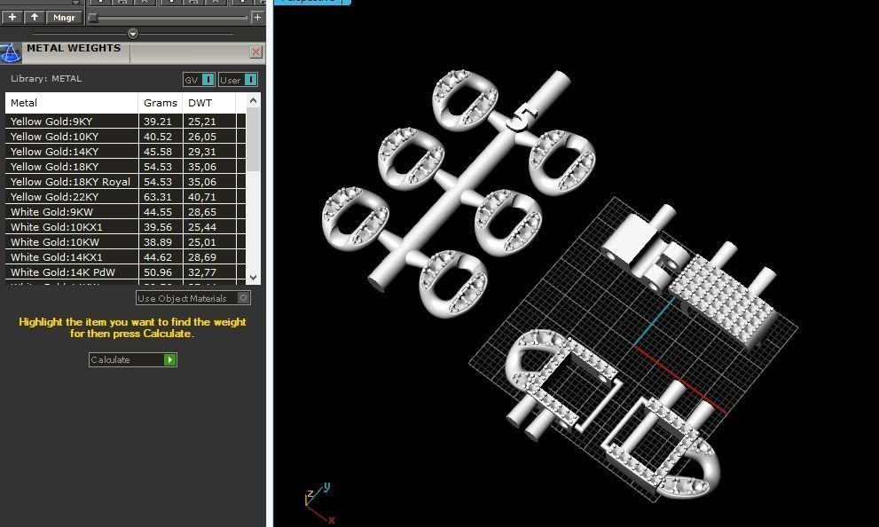 154 Beautiful bracelet 3D print model_4