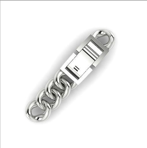 154 Beautiful bracelet 3D print model_3