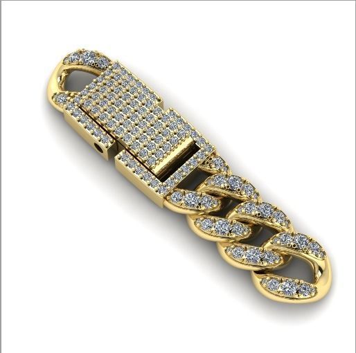 154 Beautiful bracelet 3D print model_1