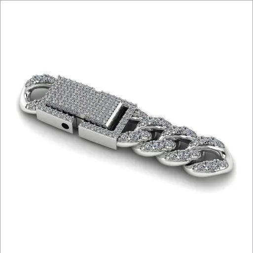 154 Beautiful bracelet 3D print model_0