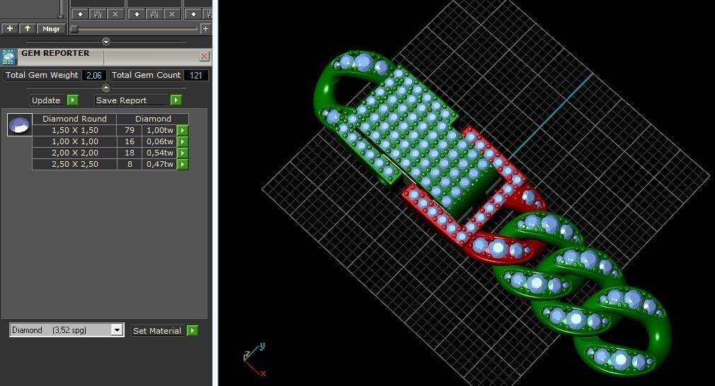 153 Beautiful bracelet 3D print model_6