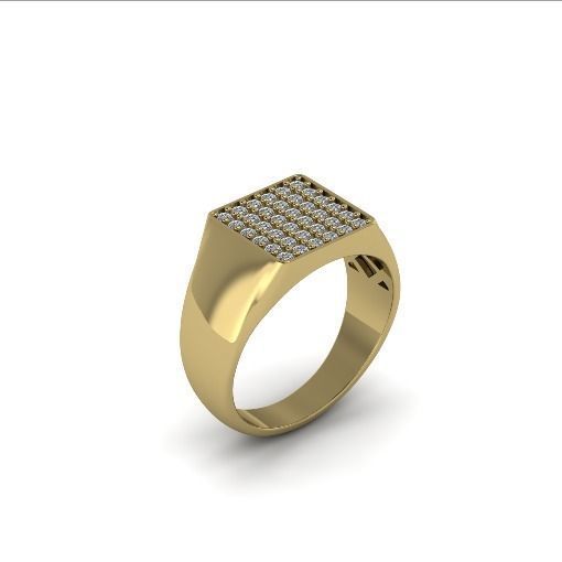 152 Ring for men 3D print model_2