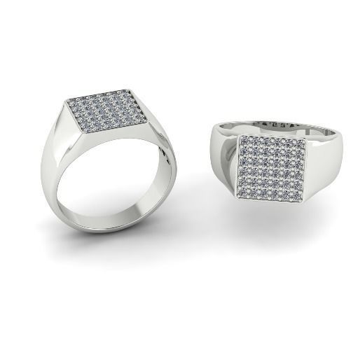 152 Ring for men 3D print model_3