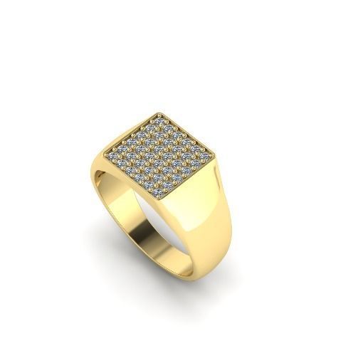 152 Ring for men 3D print model_1