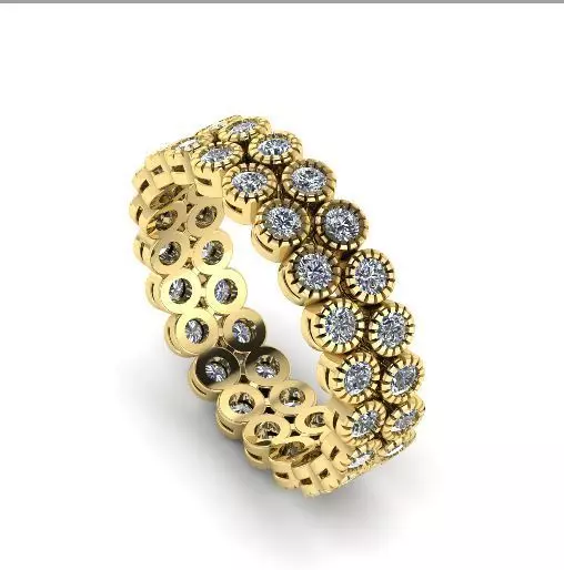 144 Beautiful ring 3D print model