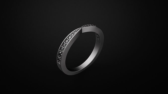 Ring tiffany 3D print model