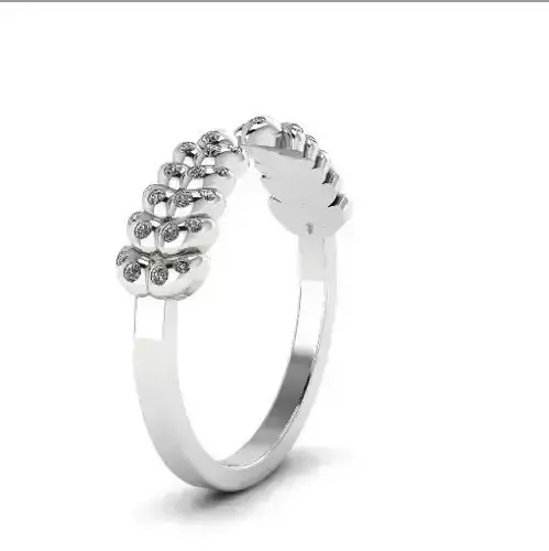 139 Ring for women Wheat ears 3D print model