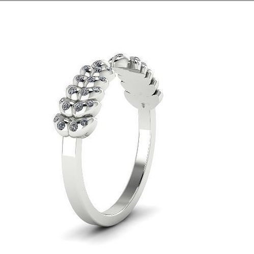 139 Ring for women Wheat ears 3D print model