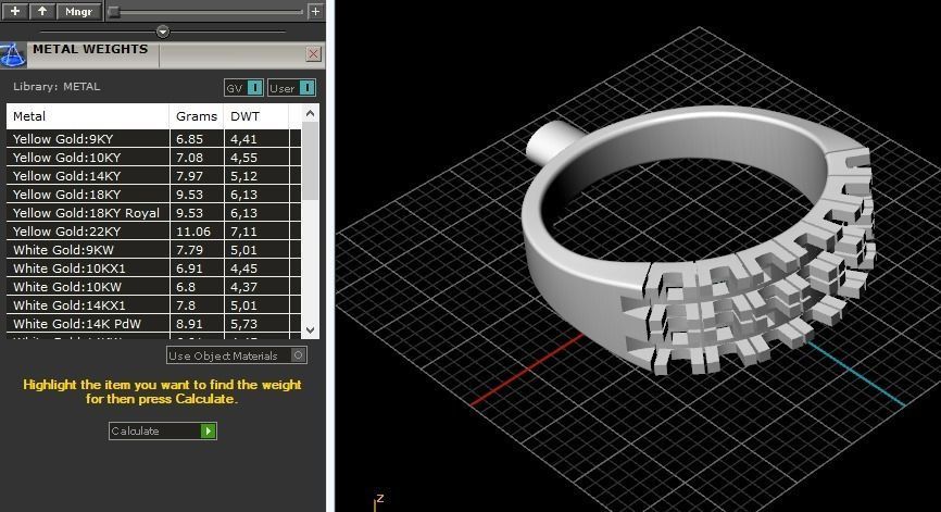 135 Ring 3D print model_4
