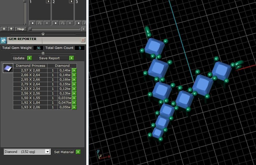 134 Pendant in the shape of the letter Y two sizes 3D print model_15
