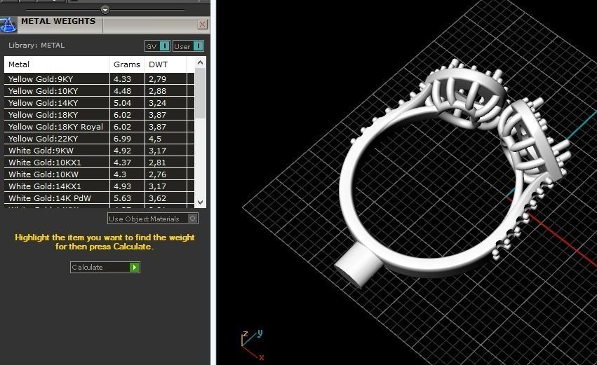113 Ring with heart stone 3D print model_5