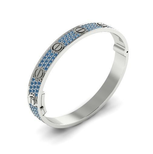 107 Bracelet 3D print model_2