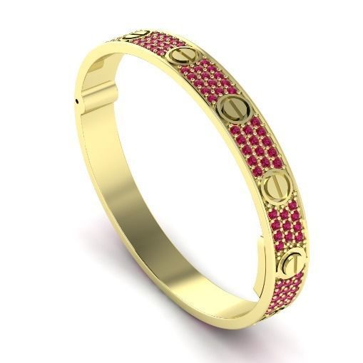 107 Bracelet 3D print model_1