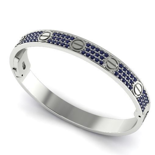 107 Bracelet 3D print model_3