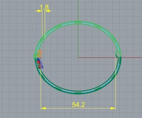 107 Bracelet 3D print model_6