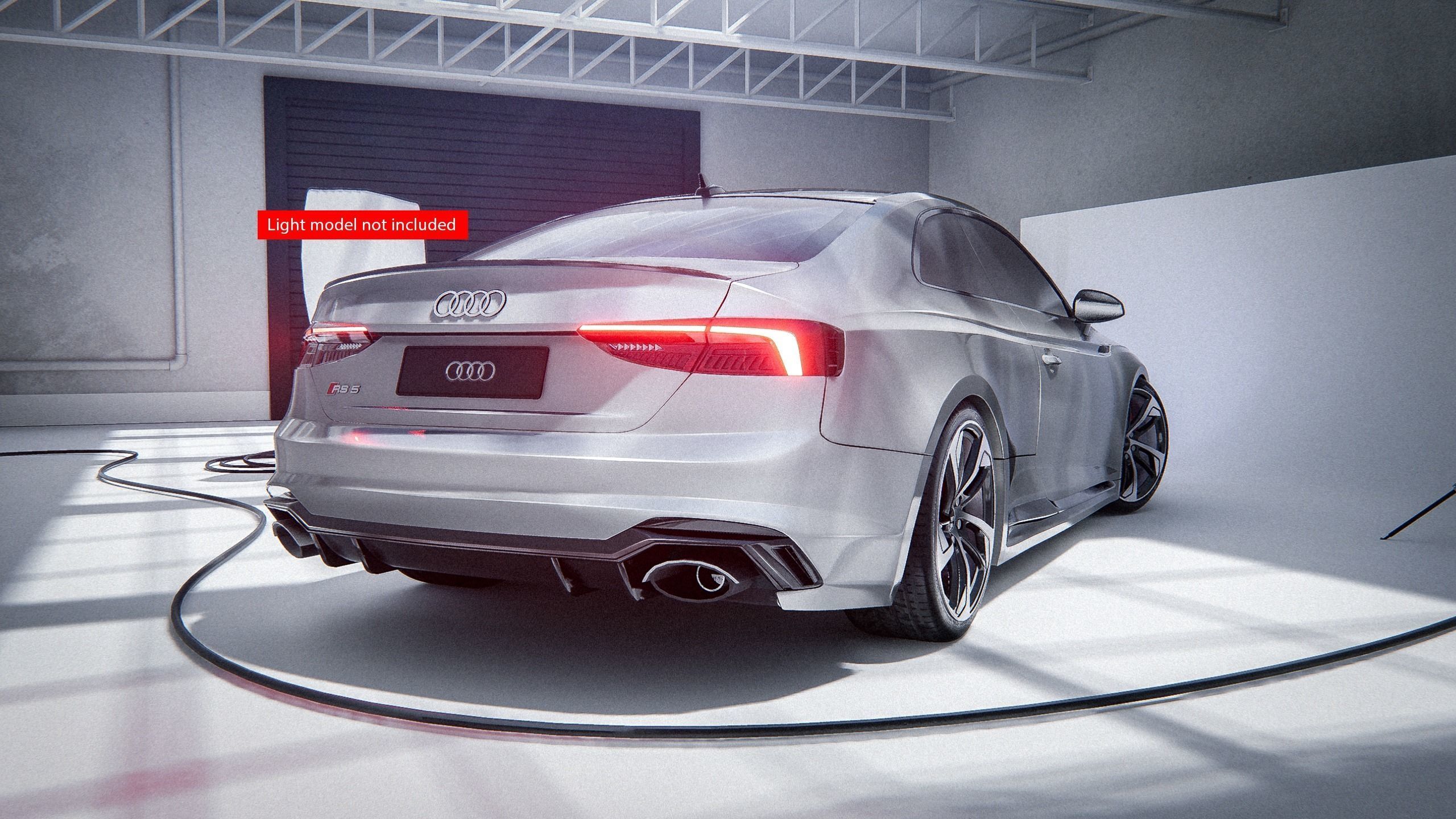Audi RS5 Coupe - Unreal and Blender Project 3D model_4