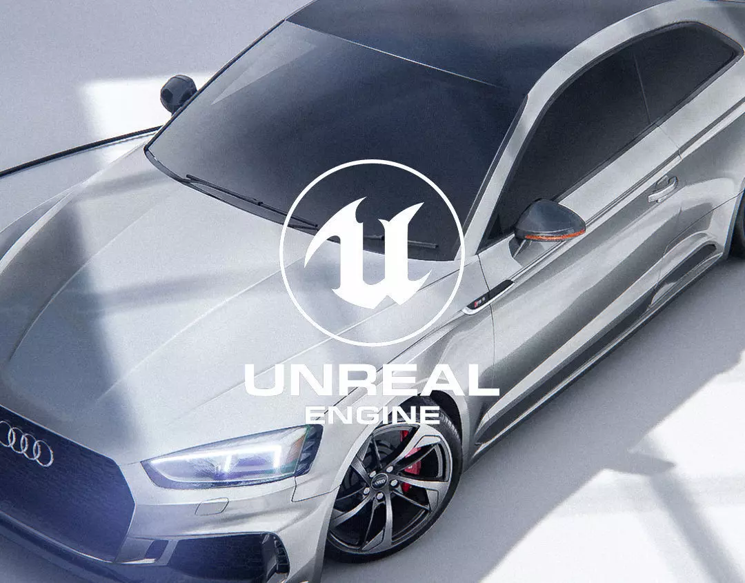 Audi RS5 Coupe - Unreal and Blender Project 3D model_0