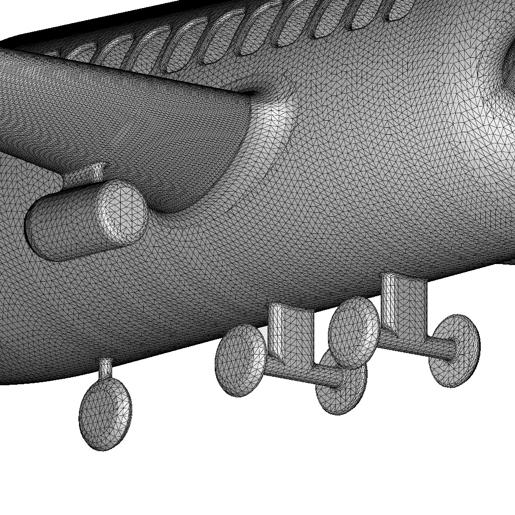 Stylish Aeroplane Toy 3D print model_5