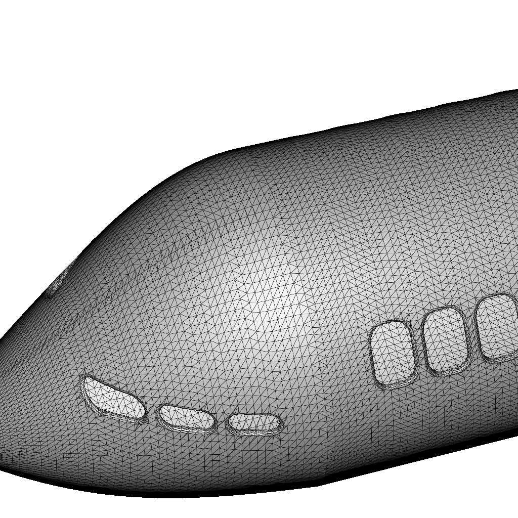 Stylish Aeroplane Toy 3D print model_7