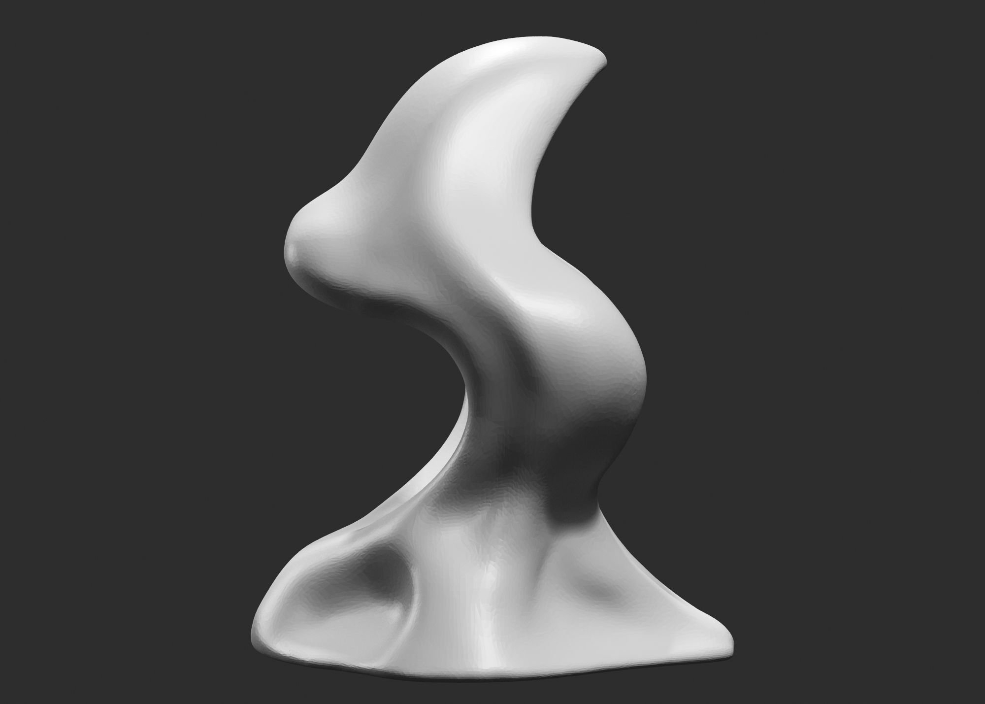 Modern Abstract Decorative sculpture 3d print model 63 3D print model_1