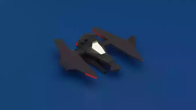 spaceship toy 3D model