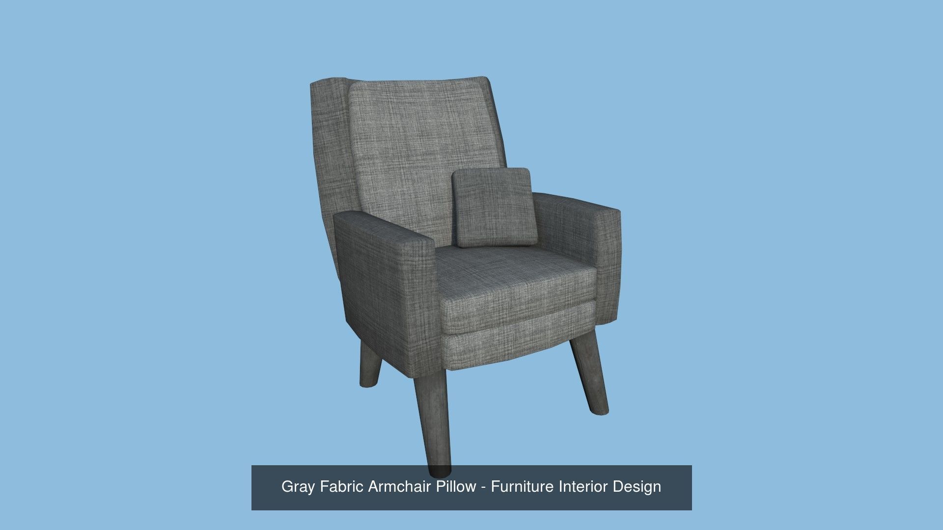 94 Armchair Low Poly - Original - Furniture Interior Design 3D Model Collection_111