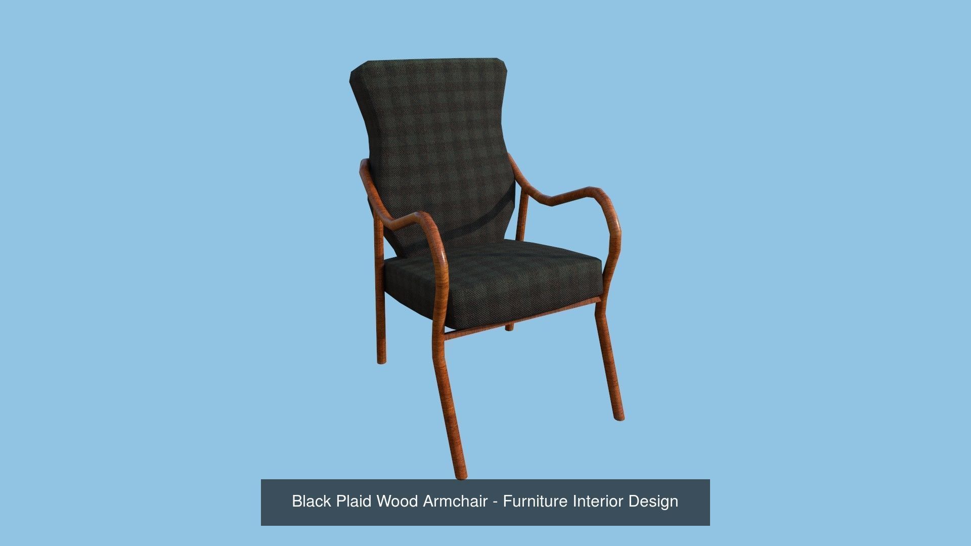 94 Armchair Low Poly - Original - Furniture Interior Design 3D Model Collection_183