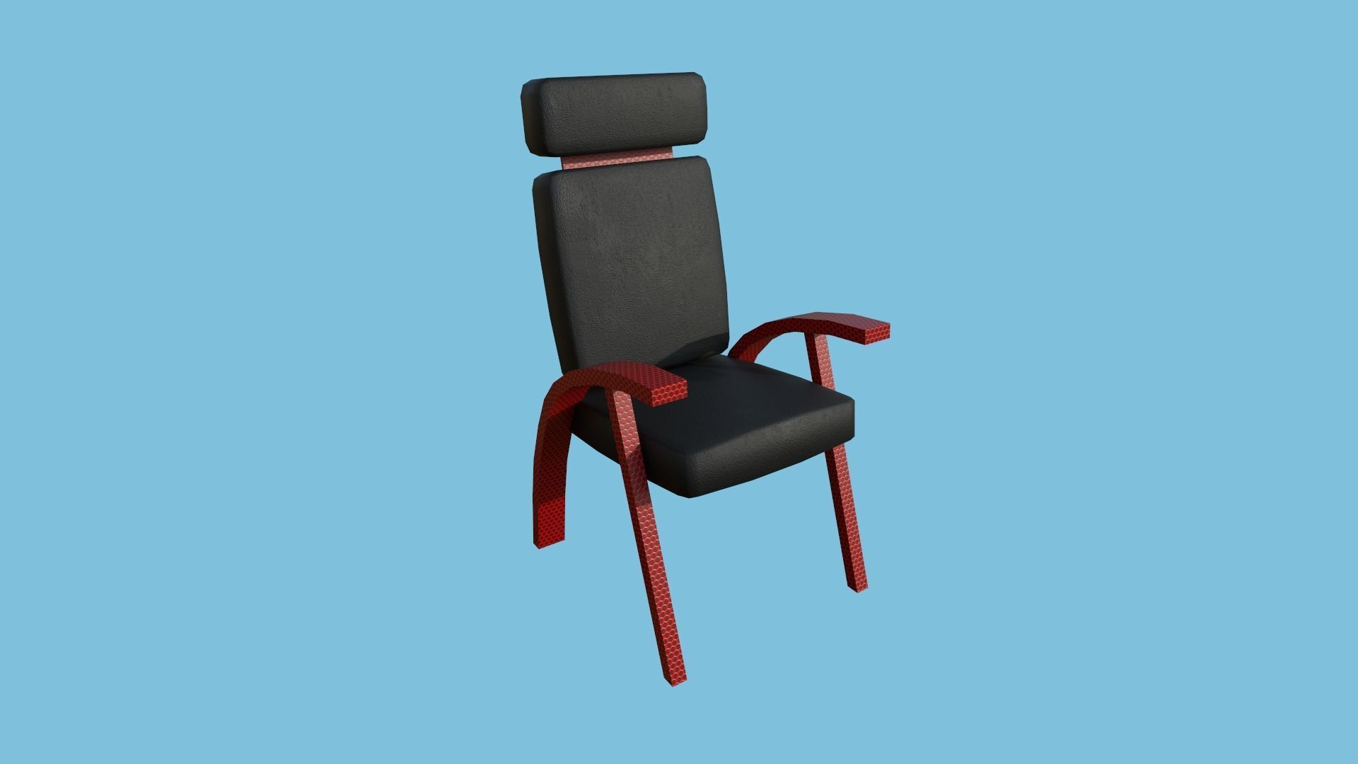 94 Armchair Low Poly - Original - Furniture Interior Design 3D Model Collection_150