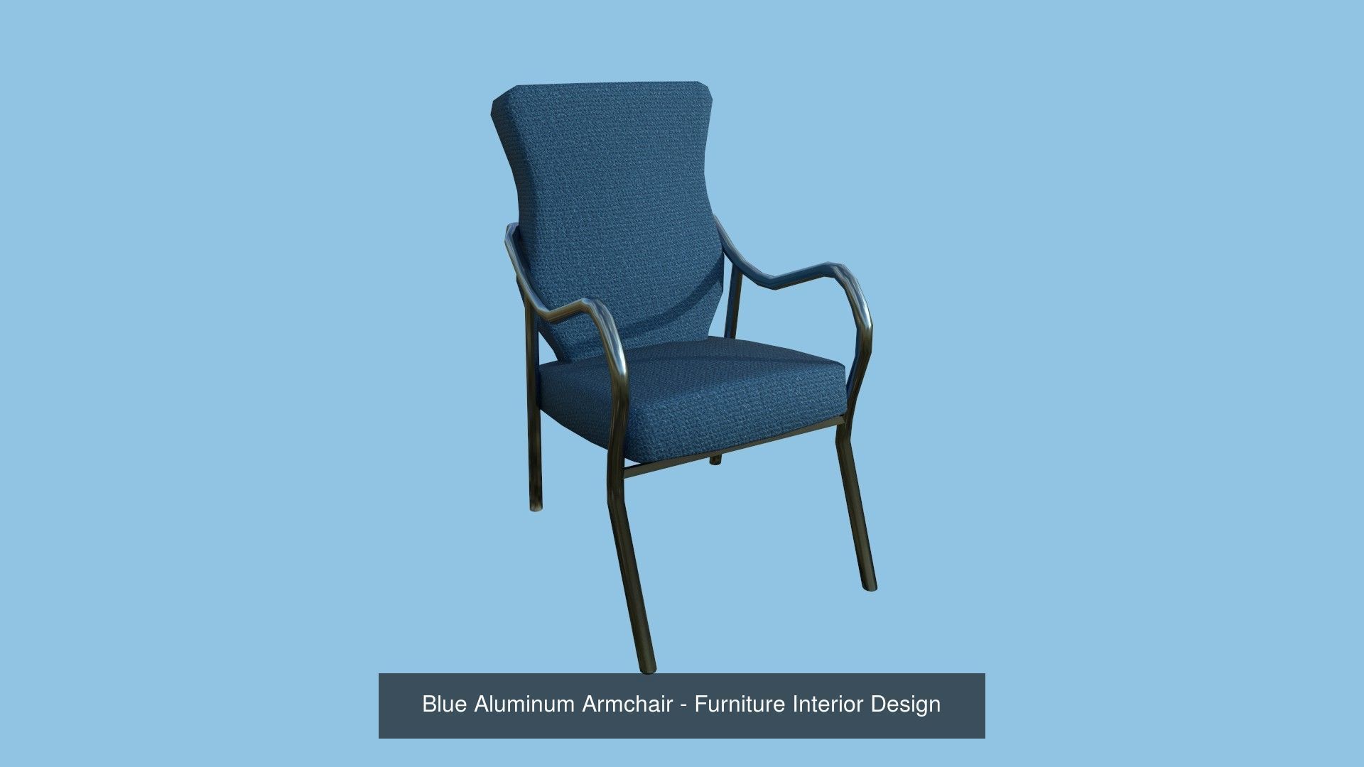 94 Armchair Low Poly - Original - Furniture Interior Design 3D Model Collection_179