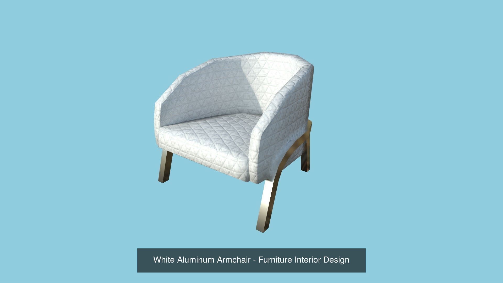 94 Armchair Low Poly - Original - Furniture Interior Design 3D Model Collection_37