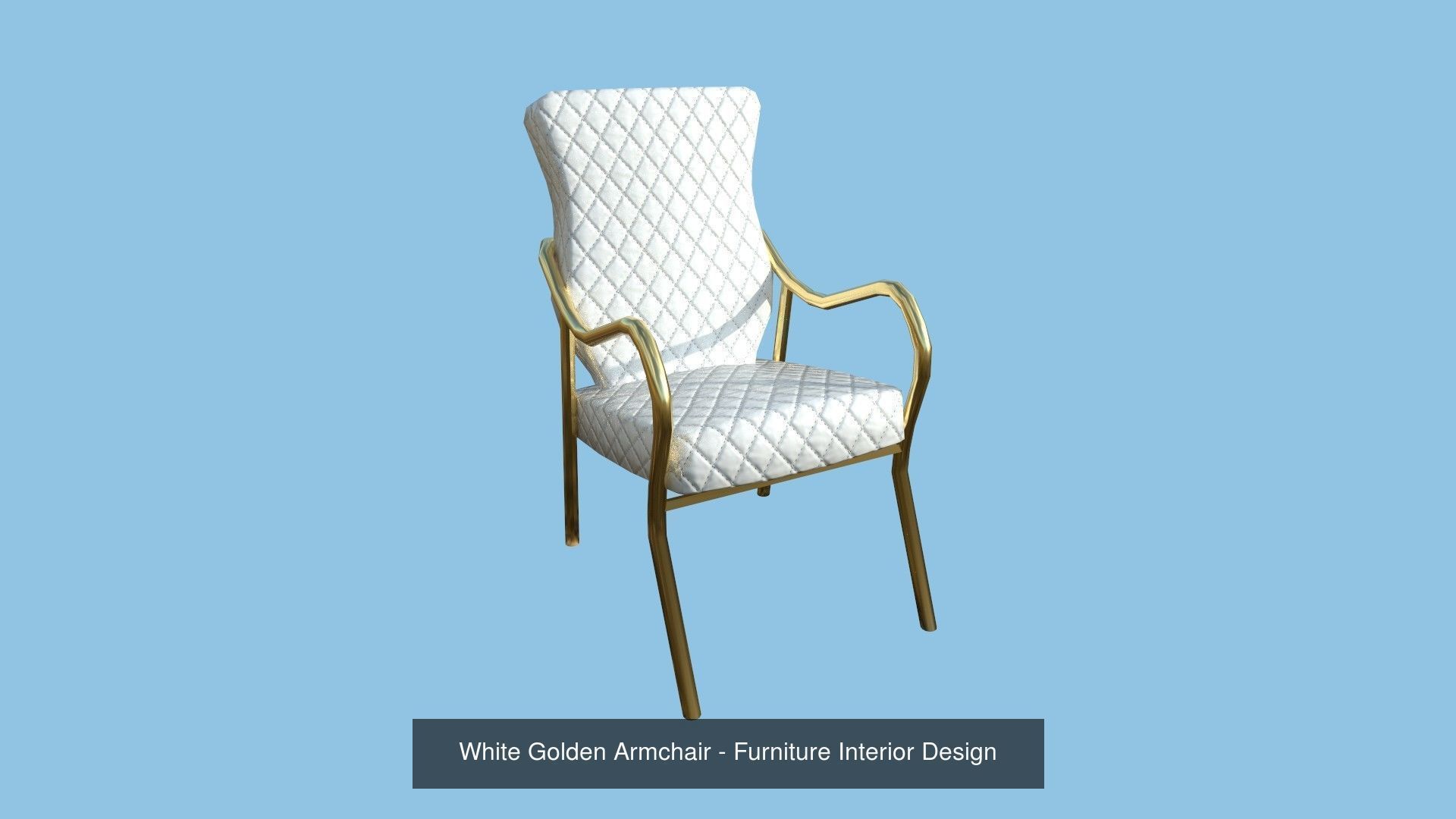 94 Armchair Low Poly - Original - Furniture Interior Design 3D Model Collection_177