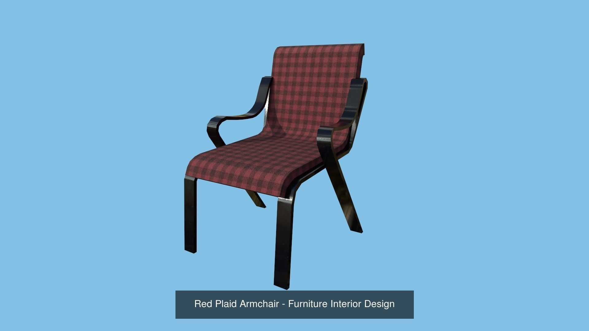 94 Armchair Low Poly - Original - Furniture Interior Design 3D Model Collection_45