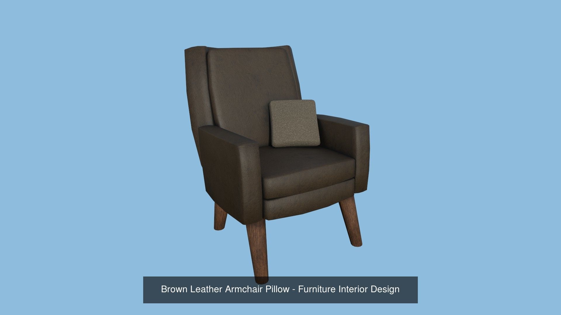 94 Armchair Low Poly - Original - Furniture Interior Design 3D Model Collection_103