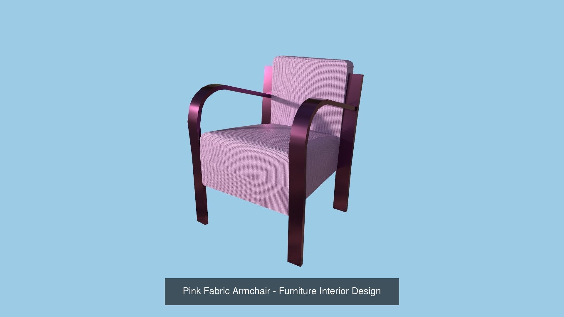 94 Armchair Low Poly - Original - Furniture Interior Design 3D Model Collection_13