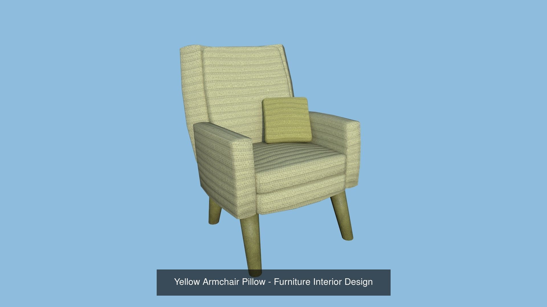 94 Armchair Low Poly - Original - Furniture Interior Design 3D Model Collection_97